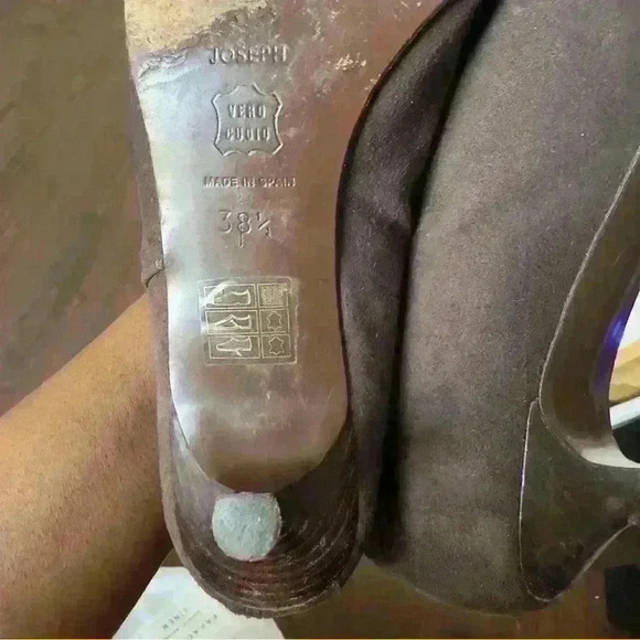 Joseph - Brown Stretch Womens Boots Size 8.5 - Picture 7 of 8